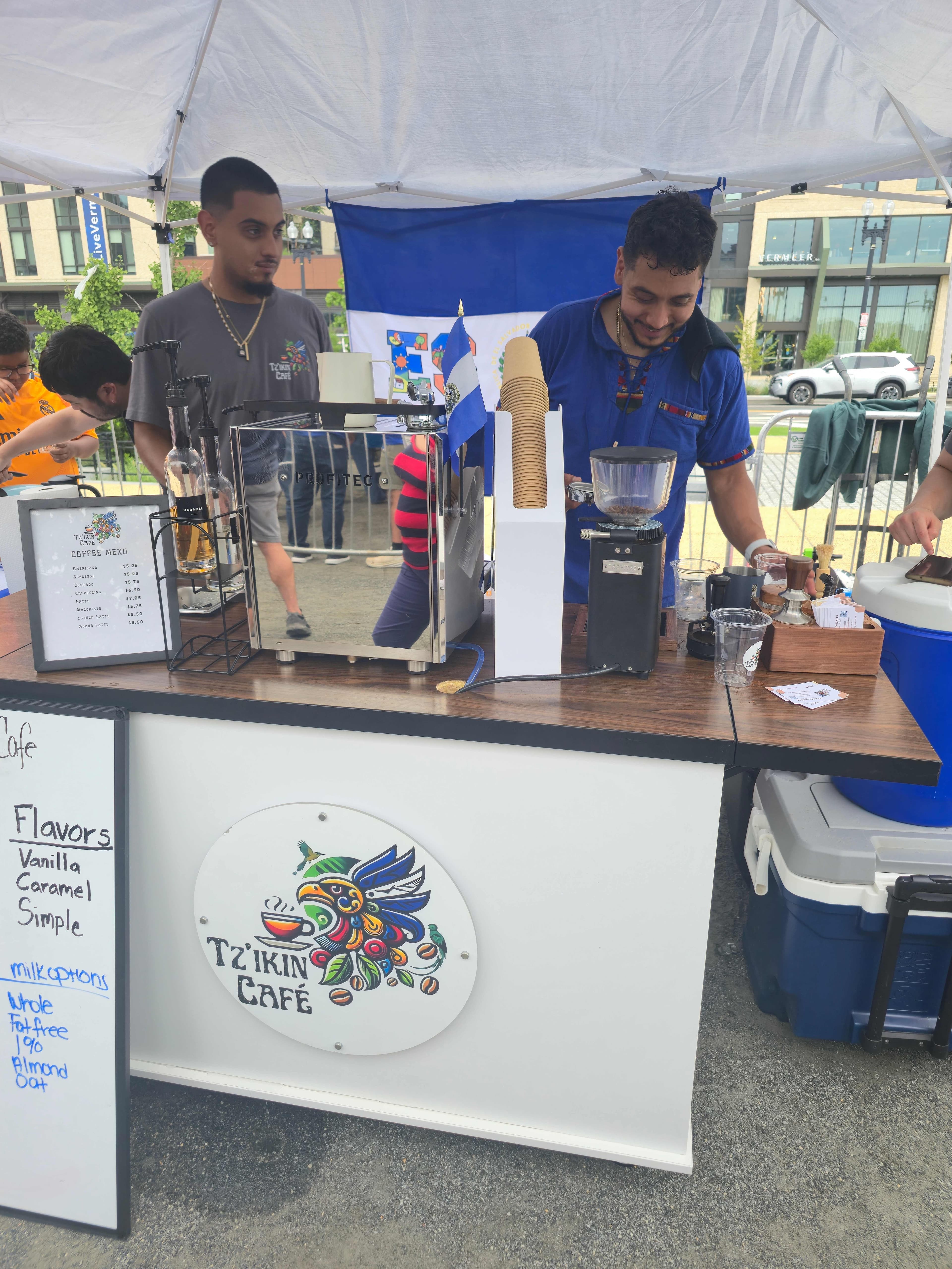 Tz'ikin Cafe at Milk Lady Farmers' Markets